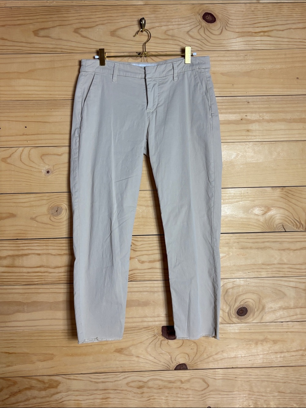 Frank & Eileen Wicklow cropped tan pants size 4